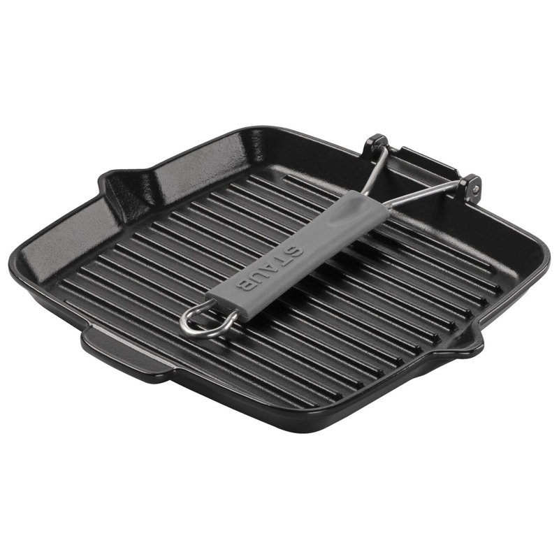 9.45 in. Cast Iron Square Grill Pan