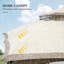 Pavillon de jardin extérieur 10 x 20 pi, pavillon de jardin à deux niveaux avec toit en polyester, structure en fer robuste, imperméable et résistant aux rayons UV, rideaux d'intimité et moustiquaires-108772139