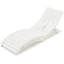 Chaise longue d'extérieur pliable en PEHD pour piscine - ensemble de 2, blanc-126552656