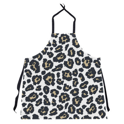 Animal Print Bib Apron