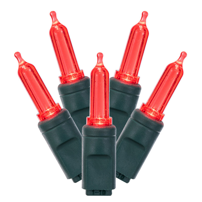 Shelor 300'' String Lights, Red