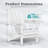Outdoor Foldable Adirondack Chair Set HDPE Fire Pit Chair Weather Resistant-1372391868