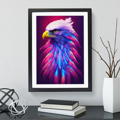 Charismatic Eagle Bird - Wall Art