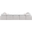 Ensemble modulaire de coin en velours 7 pièces Itala-94482583
