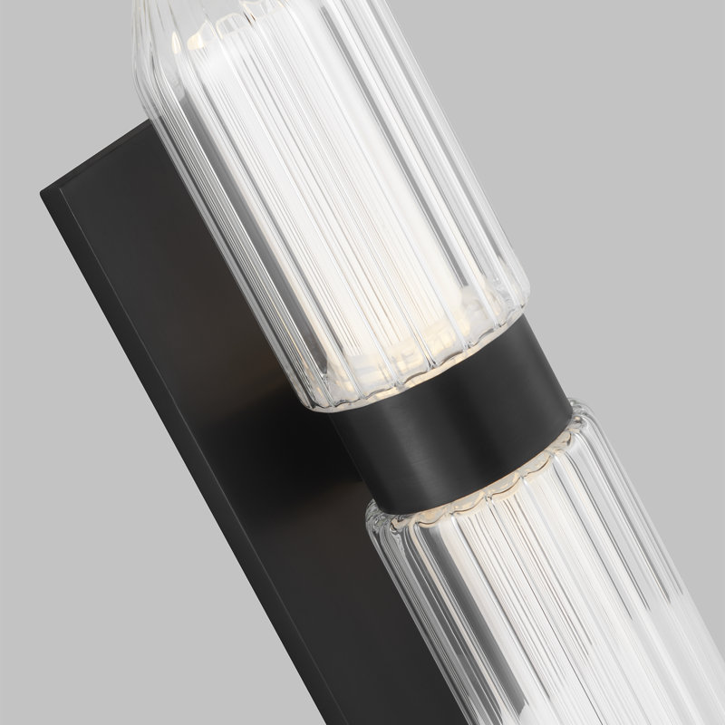 Langston Large Wall Sconce, Plated Dark Bronze