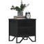 Alliyah 40cm W Metal Bedside Table-758425479