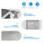 24" L x 18" W Undermount Laundry Sink Stainless Steel Utility sink Large Capacity Utility Sink Yard Sink-116989295