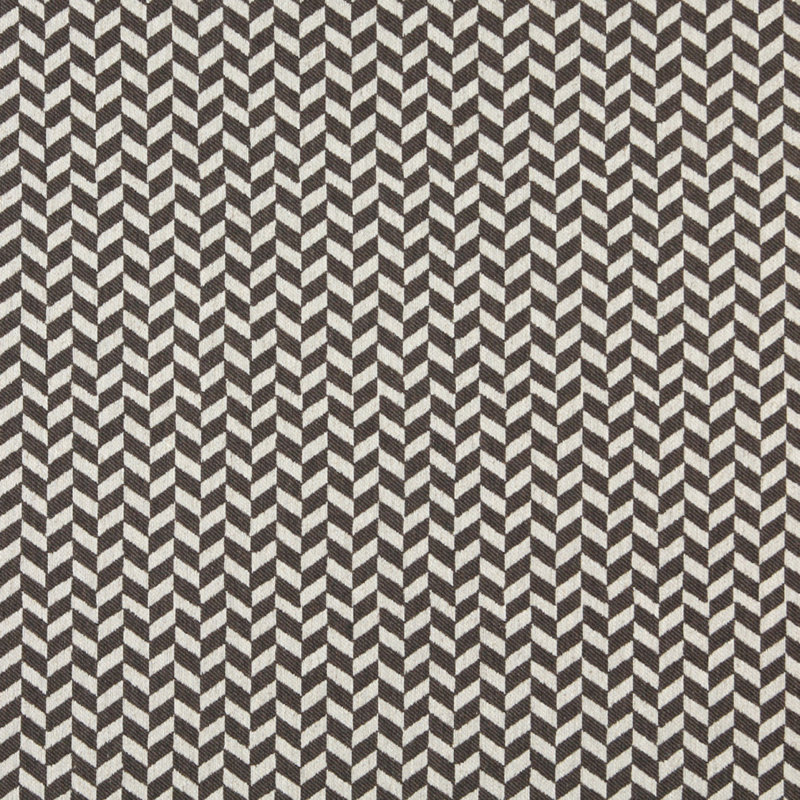 Tissu en lin chevrons, Gris 1