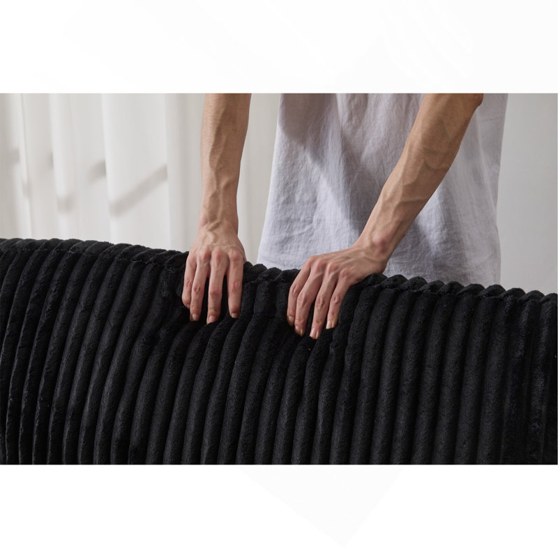 Canapé pour chaise longue double, Noir