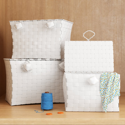 JVL Plastic Decorative Basket