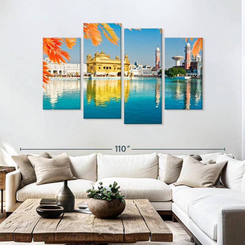 Marchelle Scenic Harmandir Sahib, 54'' H x 84'' W