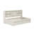 Bed Frame With Side Bookshelves, Two Drawers, And Built-In USB Port-165189508