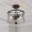 Plafonnier semi-encastré 2 lumières Clarvyn-1024278047