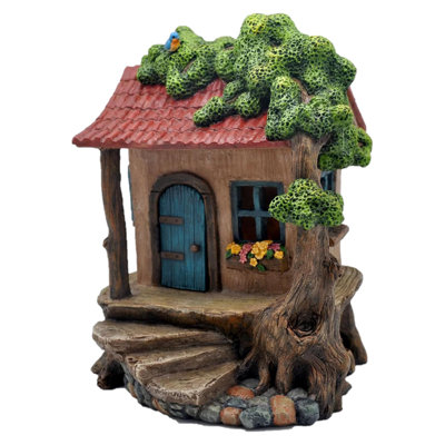  Fairy Garden Woodland Knoll Collection, Rustic House