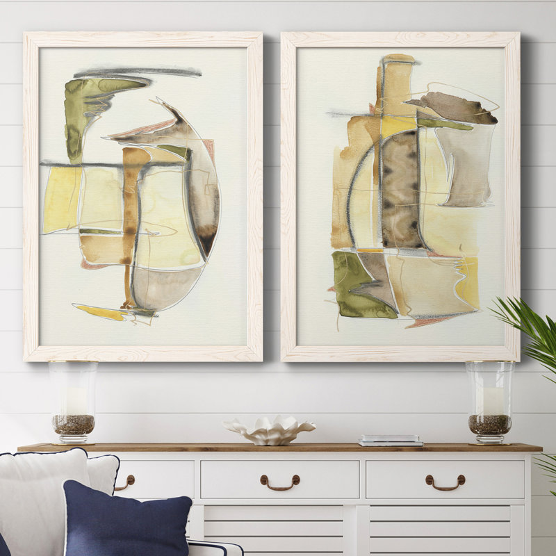 «Brown Sugar I», toile encadrée de qualité supérieure - prête à être accrochée, H 37,5 po x l 55 po x P 1,5 po, Cadre blanc