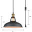 Luminaire suspendu pour dôme simple 1 lumières Ludovic