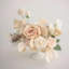 2 pièces fleurs de centre de table de mariage rose, décor de mariage de fleurs artificielles pour la réception de table, bureau de table, manteau de cheminée, allée, fausses fleurs, décorations de mariage pour la Saint-Valentin (sans vase)