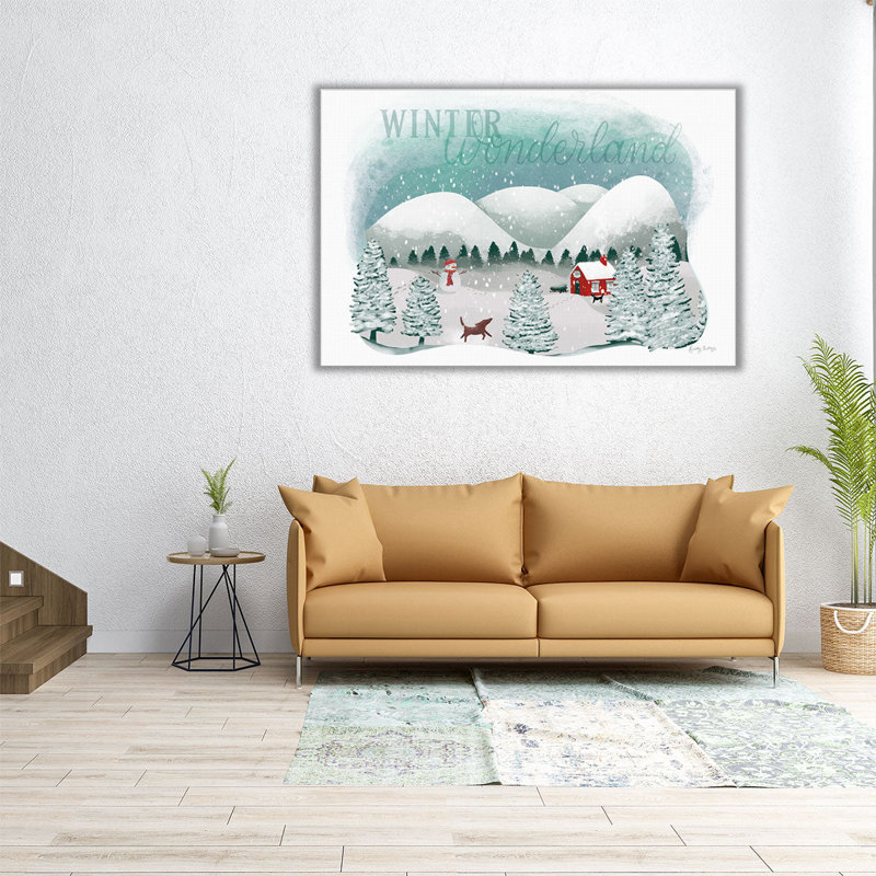 «Winter Wonderland I», reproduction d'art sur toile, H 12 po x l 18 po