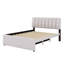 Lit plateforme tapissier avec lit gigogne-441221877
