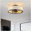Ventilateur de plafond 20 pouces à profil bas en tissu Farmhouse