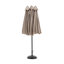 Parasol 14,8 pi kaki - Parasol rectangulaire double face efficace pour l'extérieur pour la cour et le jardin-2123235252
