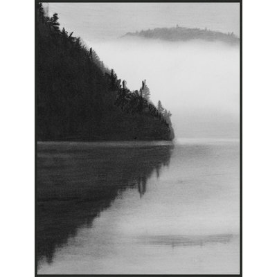 Lake Mist Diptych A Painting by Thom Filicia