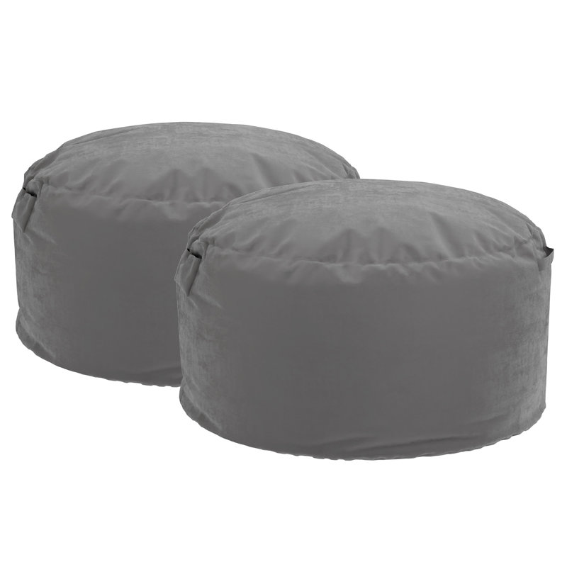 Fauteuil à billes Ester, Gris foncé, H 26 po x l 48 po x P 48 po