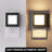4-Pack Black 3000K Dimmable LED Night Lights