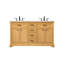Ensemble de meuble-lavabo double 60 po Hermes-1132946873