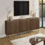 Commode décorative, 36 po de largeur, armoire 2 portes, rangement, décoratif, Mid-Century, transitionnel