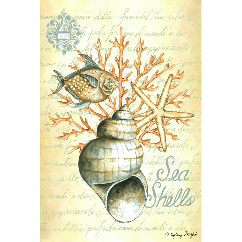 Under The Sea IV by Sydney Wright - Wrapped Canvas Print, 46cm H x 30cm W x 3.8cm D