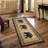 Black Area Rug For Office - Nature's Nest Gccbl3010, 2 Ft. 7 In. X 3 Polypropylene, Stain , Professional Look Living Room 2.7 7.3 Cozy And-633018851