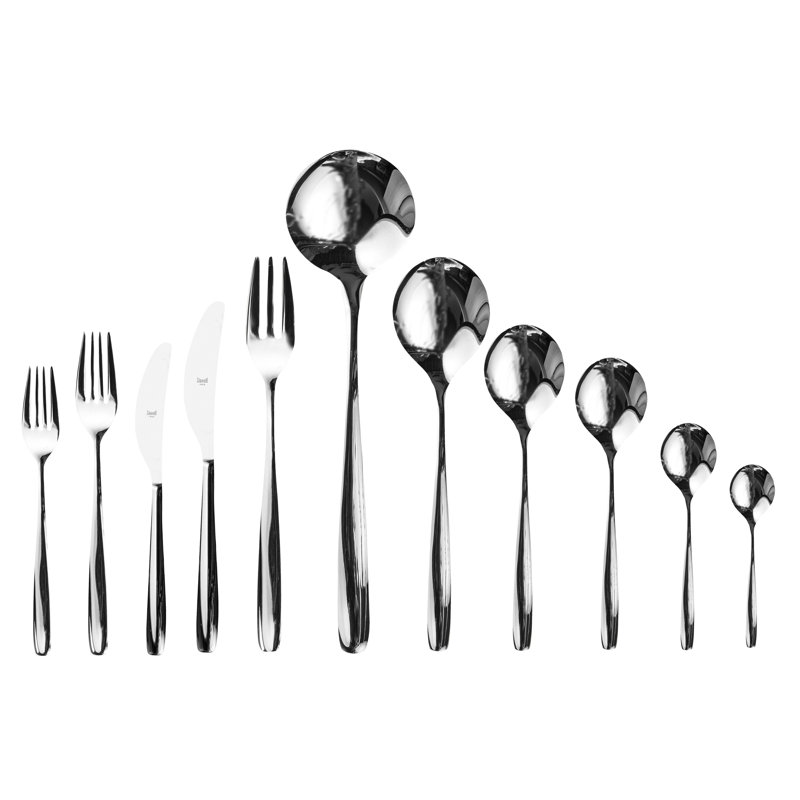Ensemble de couverts Morgana - 99 pièces - Acier inoxydable