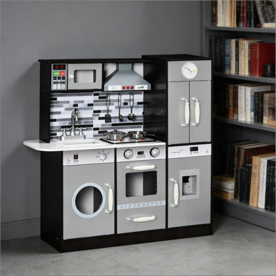 Ensemble de jeu de cuisine, cuisine de jeu en bois