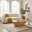 Table basse ovale