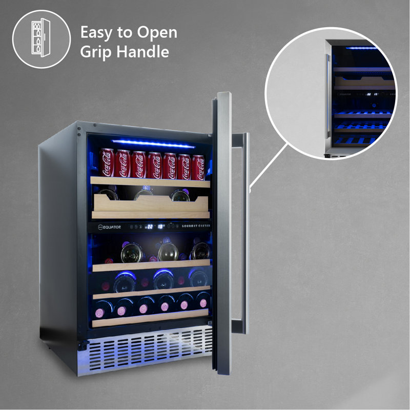 Luxury Stainless Steel Dual Zone Freestanding Gourmet Center