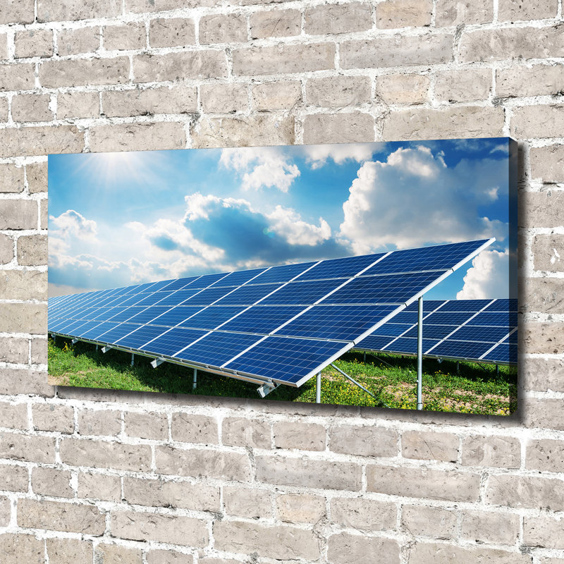 Solar Batteries - Wrapped Canvas Print