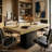 Dining Table With Expandable Desktop For Home & Office