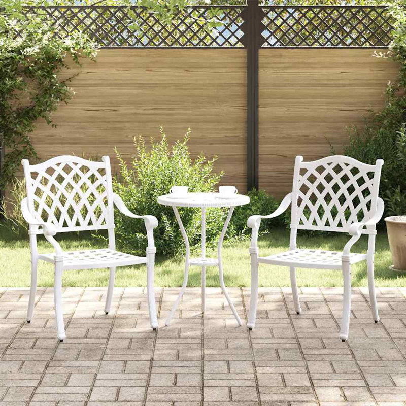 Patio Dining Armchair, White