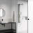 Bowery 58" H X 4" W 4-Jet Shower System &Tub Filler with Hand Shower Wand and Adjustable Shower Head-55848626