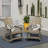 Arrlo Outdoor Adirondack HIPS Rocking Chair-88382280