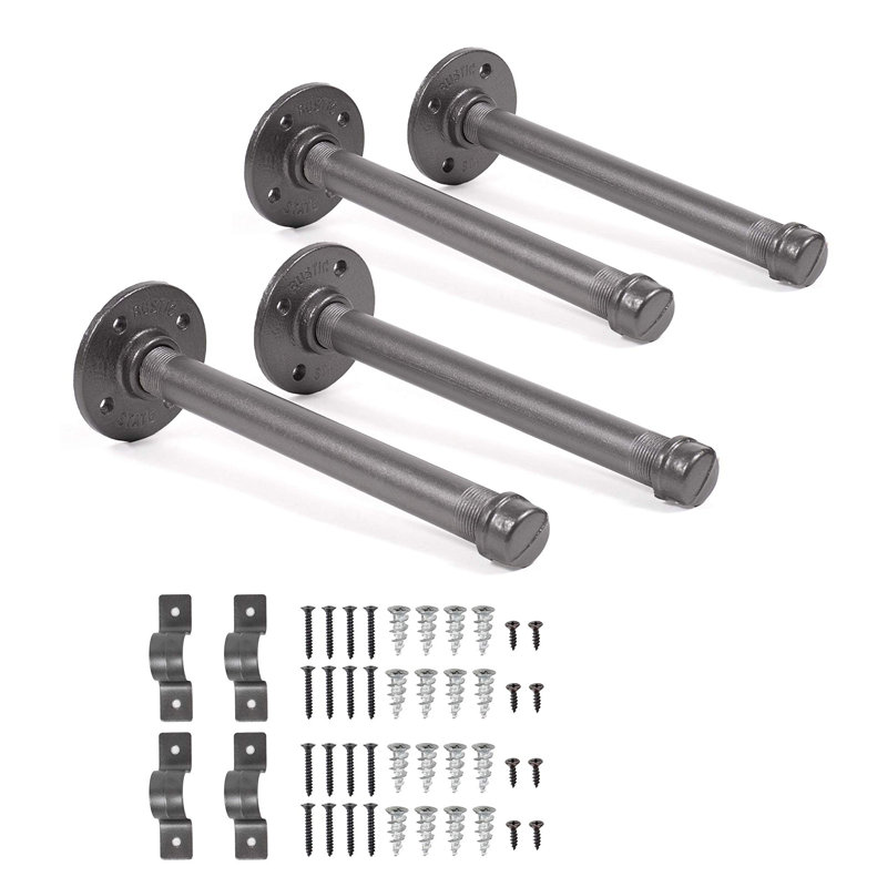 Ensemble de supports pour tuyaux Viv, H 3 po x l 1 po x P 10 po