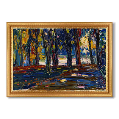 Autumn Study, 1908-Wassily Kandinsky-Custom Framed Canvas