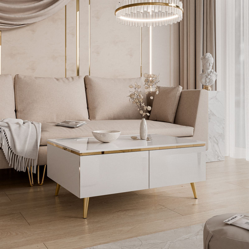 Chenelle coffee table, 41cm H x 90cm W x 60cm D