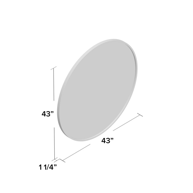 Anais Metal Round Wall Mirror