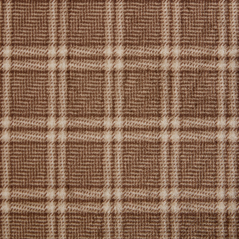 Couverture en molleton ultra doux Nautica, Lit simple, Tissu écossais Declan beige