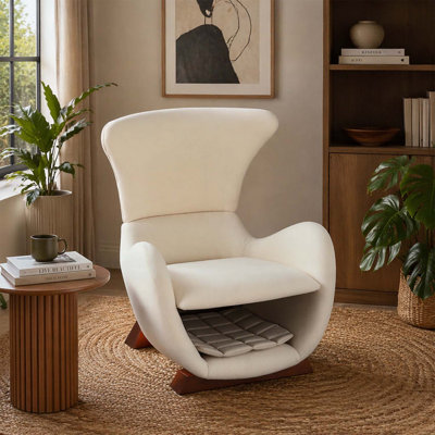 Modern Accent Chair with Pet/Storage Space