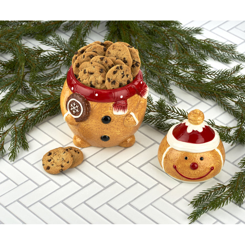 Bocal à biscuits Gingerbread Man Christmas