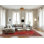 Tapis oriental rouge / beige / noir