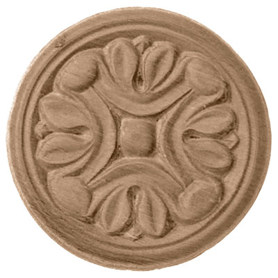 Rosette Raymond H 3 1/2 po x l 3 1/2 po x P 1/2 po